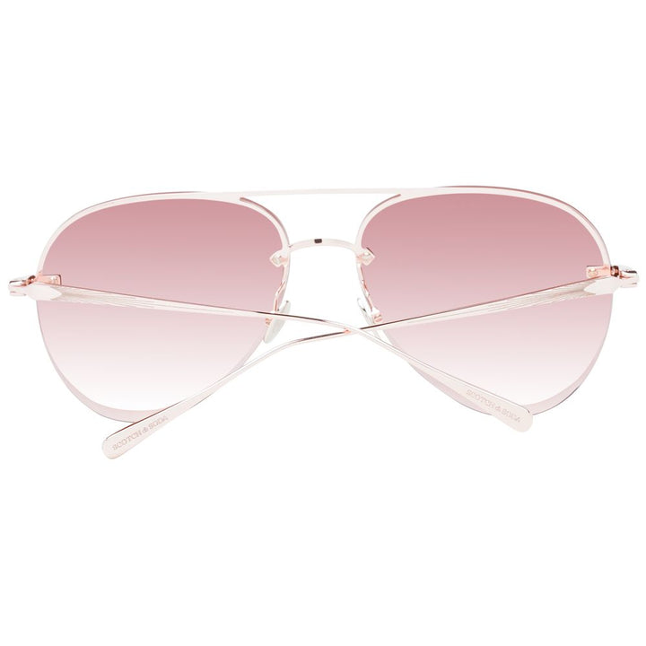 Scotch & Soda Rose Gold Women Sunglasses