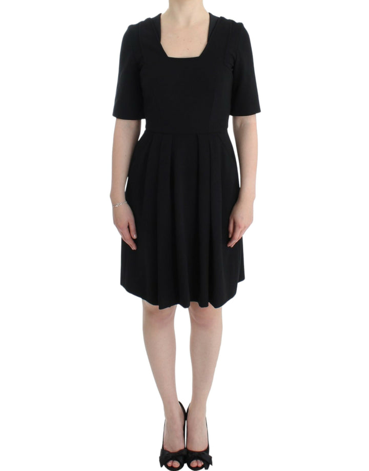 CO|TE Elegant Black Short Sleeve Venus Dress