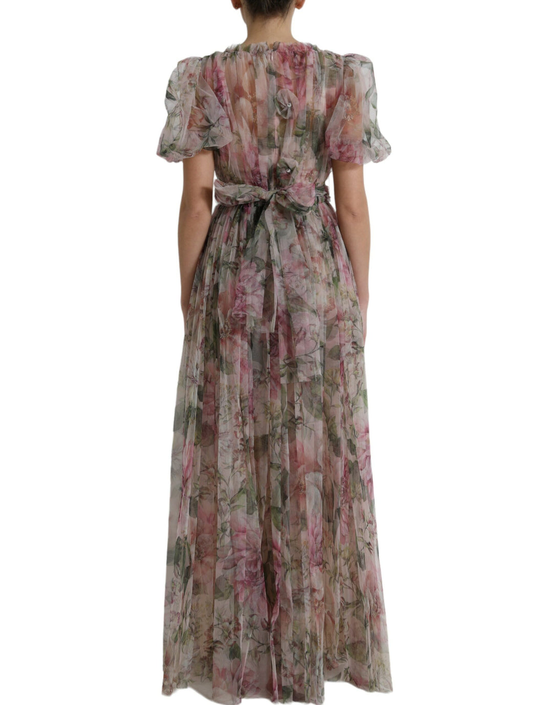 Dolce & Gabbana Elegant Floral Print Long Dress