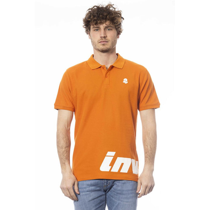 Invicta Orange Cotton Men Polo Shirt