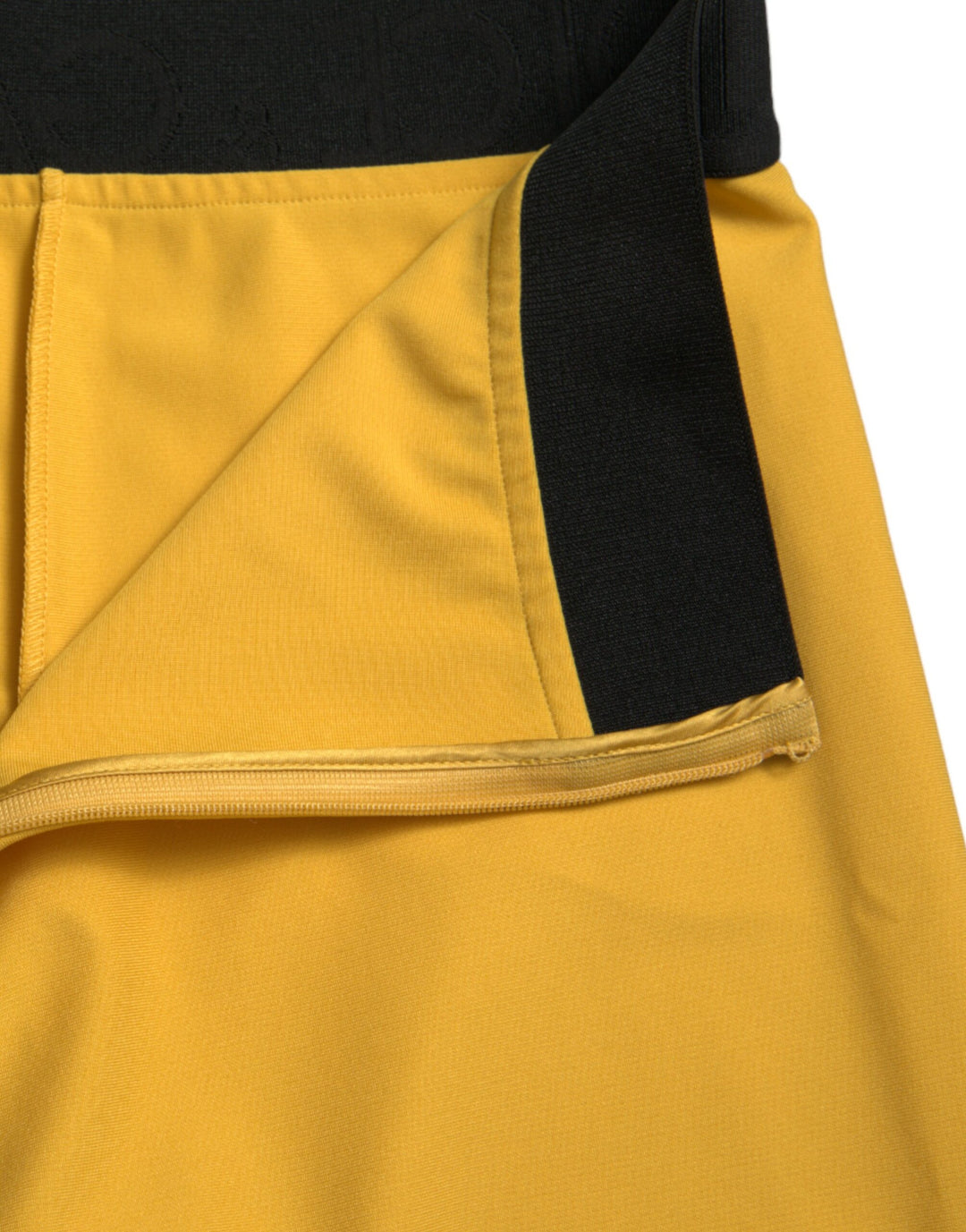 Dolce & Gabbana Elegant High Waist Yellow Leggings