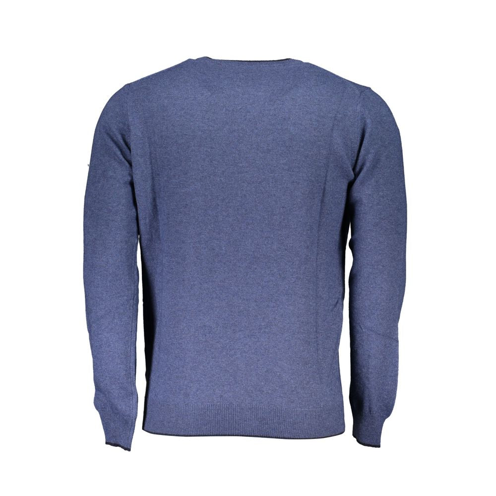 North Sails Blue Polyamide Men Sweater