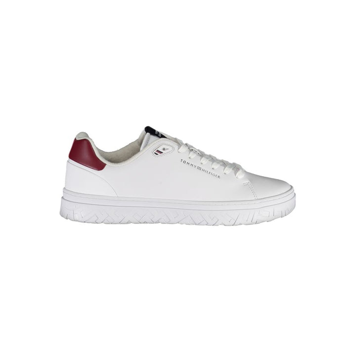 Tommy Hilfiger White Leather Men Sneaker