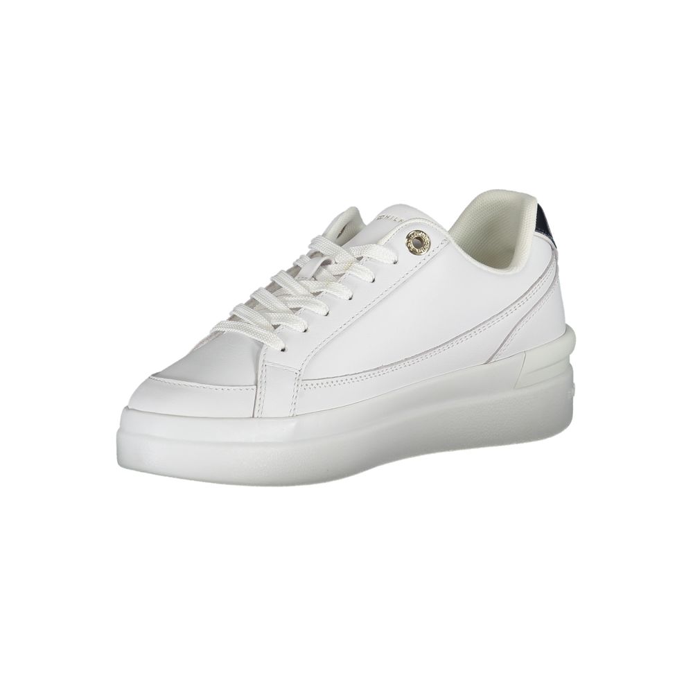 Tommy Hilfiger White Leather Women Sneaker