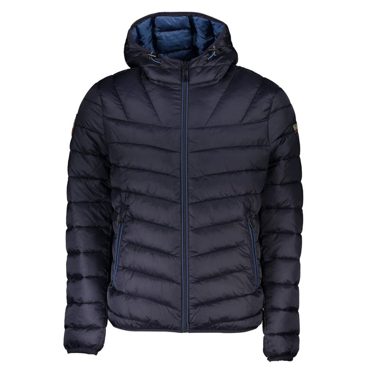 Napapijri Blue Polyamide Men Jacket