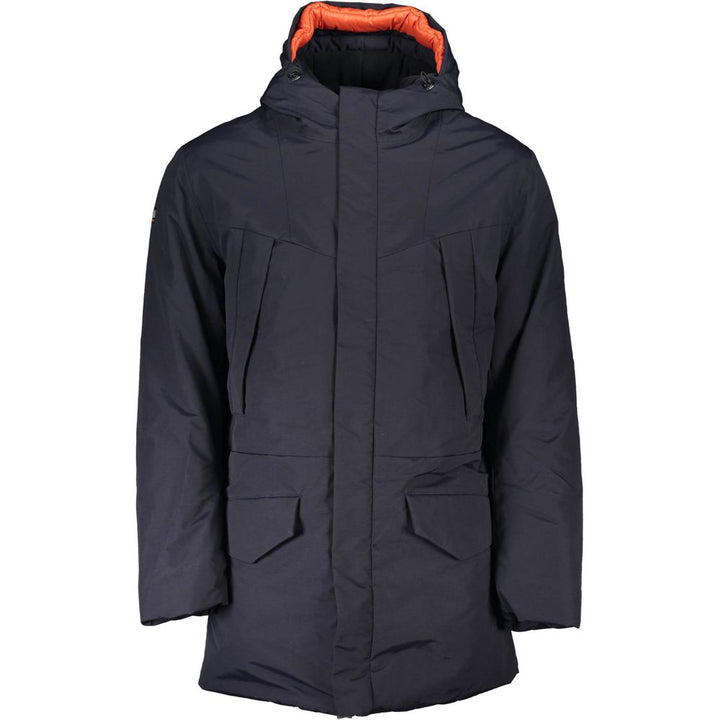 Napapijri Blue Polyamide Men Jacket