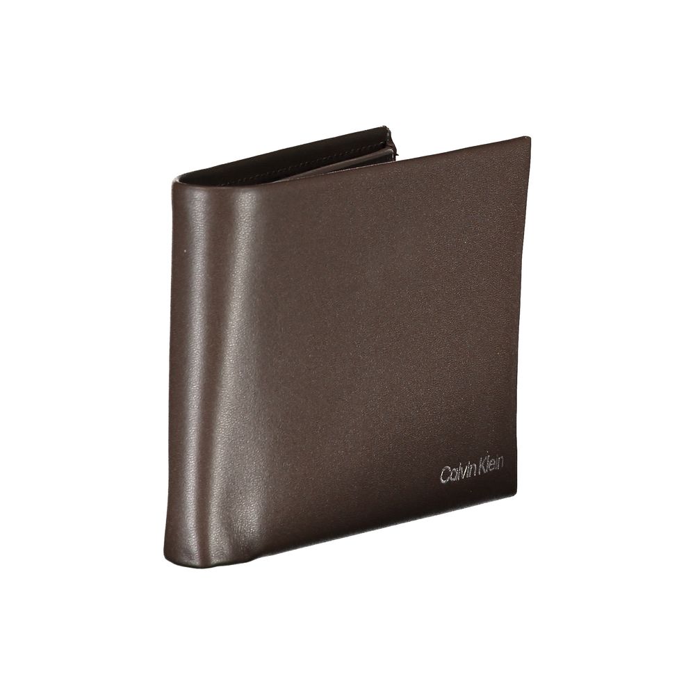 Calvin Klein Elegant Leather Two-Compartment Wallet