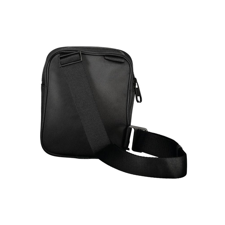 Calvin Klein Sleek Black Shoulder Bag with Contrasting Details