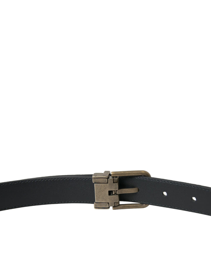 Dolce & Gabbana Elegant Suede Calf Leather Belt