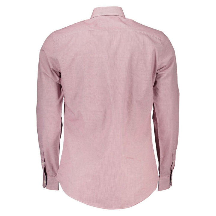 Harmont & Blaine Chic Pink Narrow Fit Long Sleeve Shirt