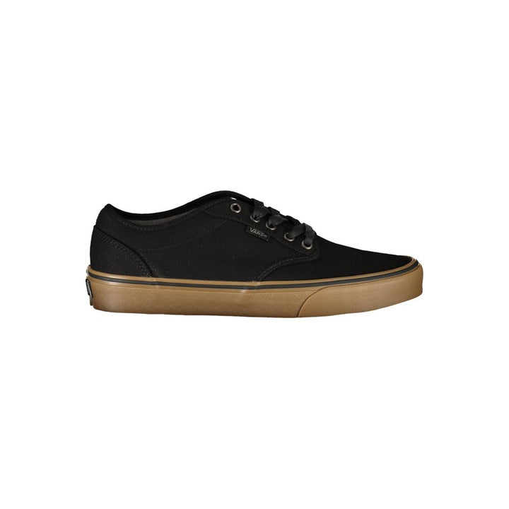 Vans Sleek Black Lace-Up Sports Sneakers