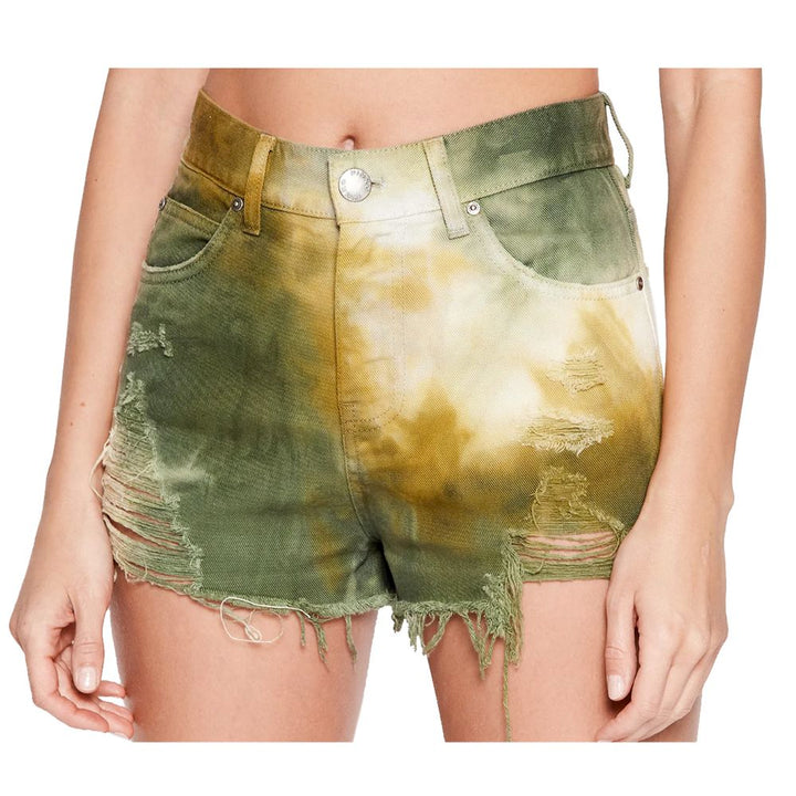 PINKO Green Cotton Women Shorts