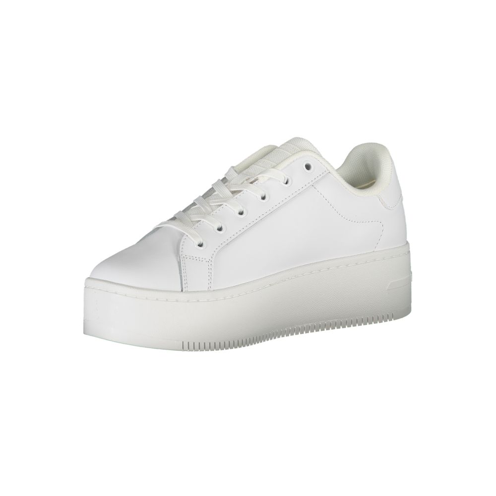 Tommy Hilfiger White Polyester Sneaker