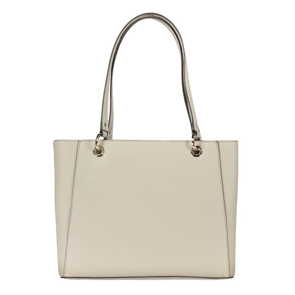 Guess Jeans Beige Polyethylene Handbag