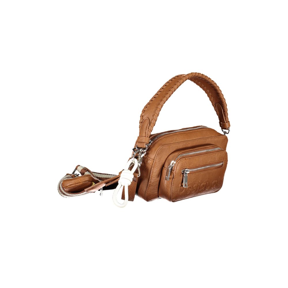 Desigual Brown Polyethylene Handbag