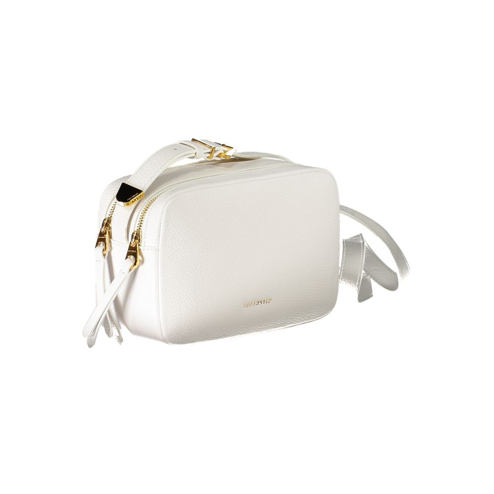 Coccinelle White Leather Handbag