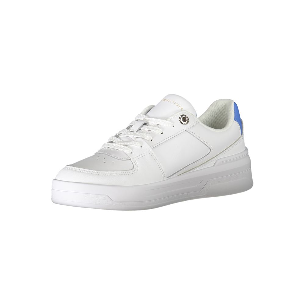 Tommy Hilfiger White Polyester Sneaker