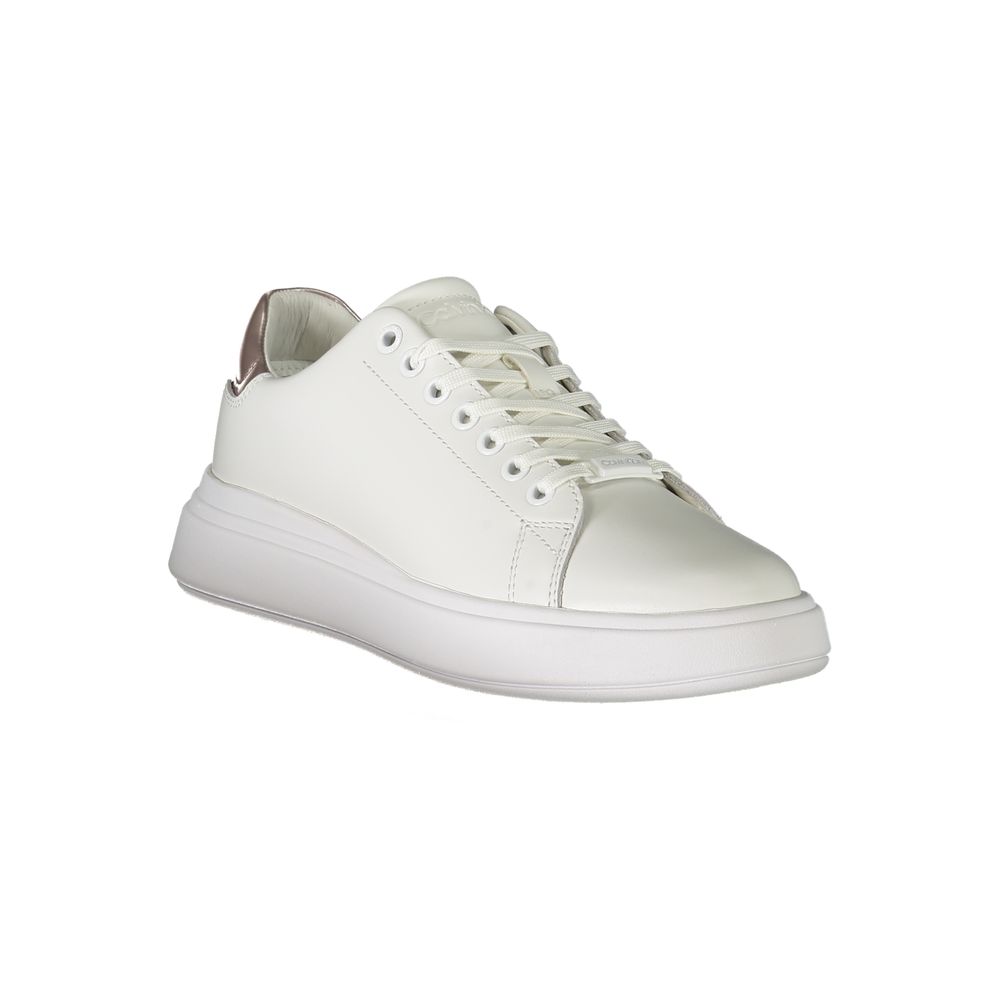 Calvin Klein White Polyester Sneaker