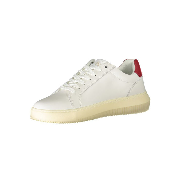 Calvin Klein White Polyester Sneaker