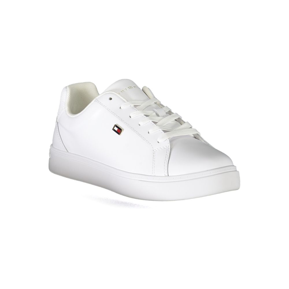 Tommy Hilfiger White Polyester Sneaker