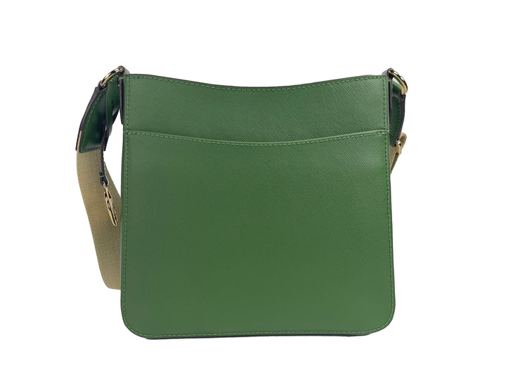 Michael Kors Jet Set Small Messenger Crossbody Bag Green