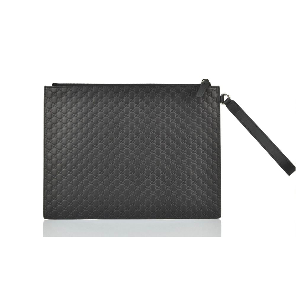 Gucci Black Calfskin Men Clutch