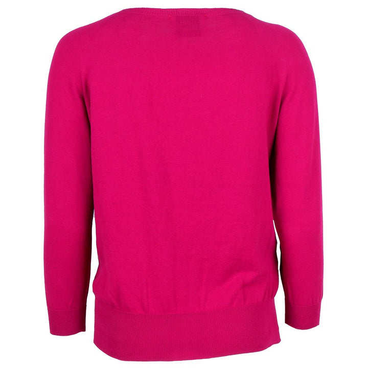 Alpha Studio Fuchsia Cotton Sweater