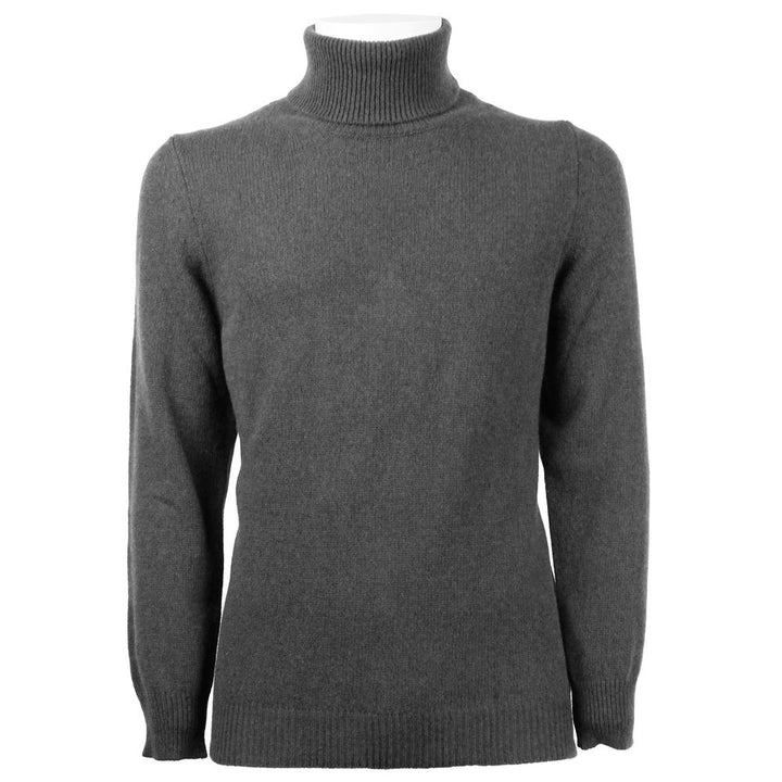 Emilio Romanelli Gray Cashmere Men Sweater