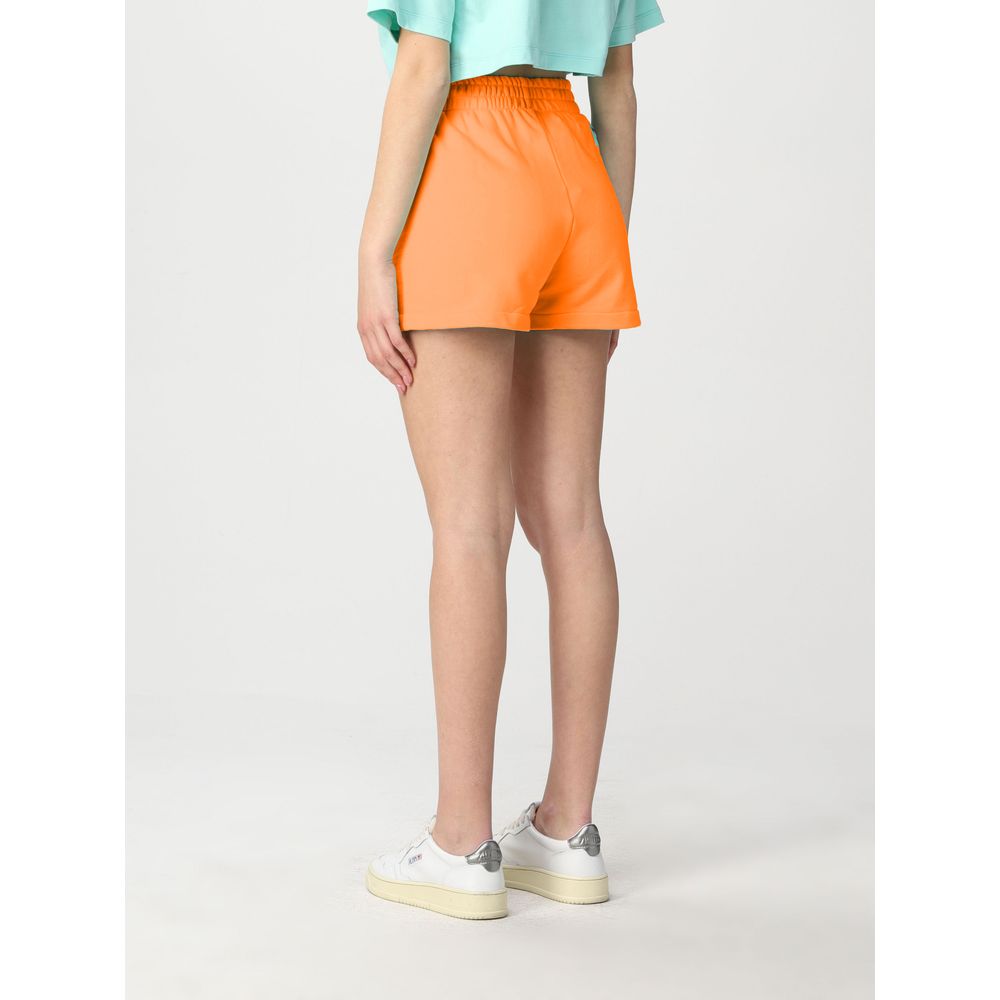 Pharmacy Industry Chic Orange Cotton Logo Shorts