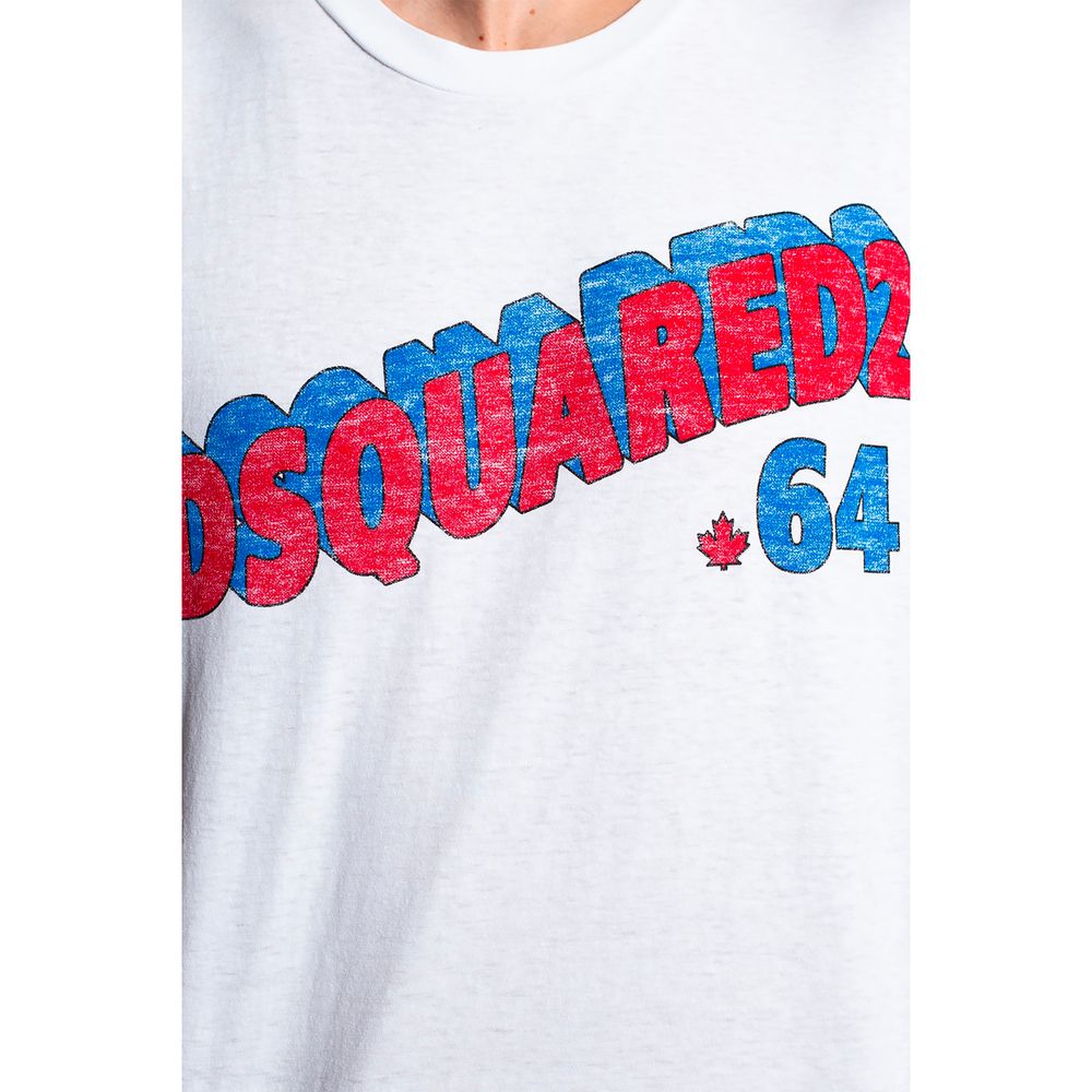 Dsquared² White Cotton T-Shirt