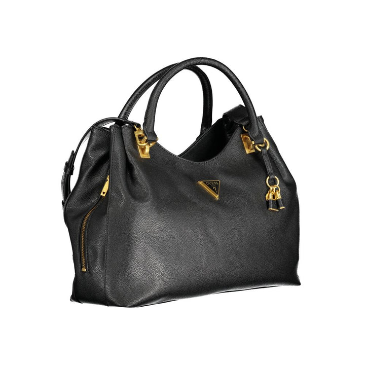 Guess Jeans Black Polyethylene Handbag