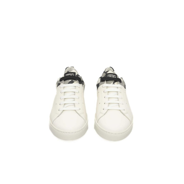 Cerruti 1881 White Leather Men's Sneaker