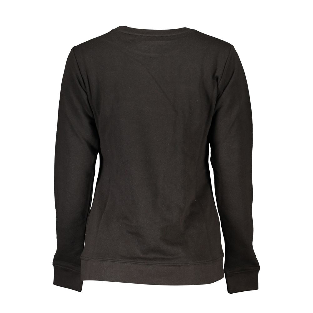 Cavalli Class Black Cotton Sweater