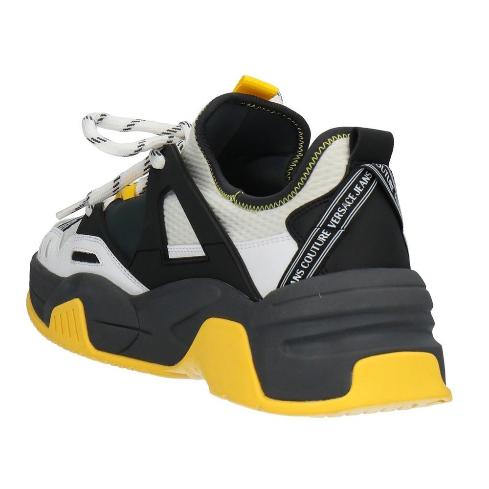 Versace Jeans Yellow Nylon Sneaker