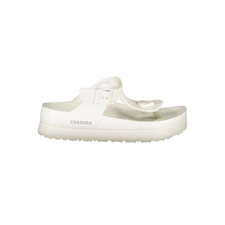 Carrera White Polyethylene Sandal