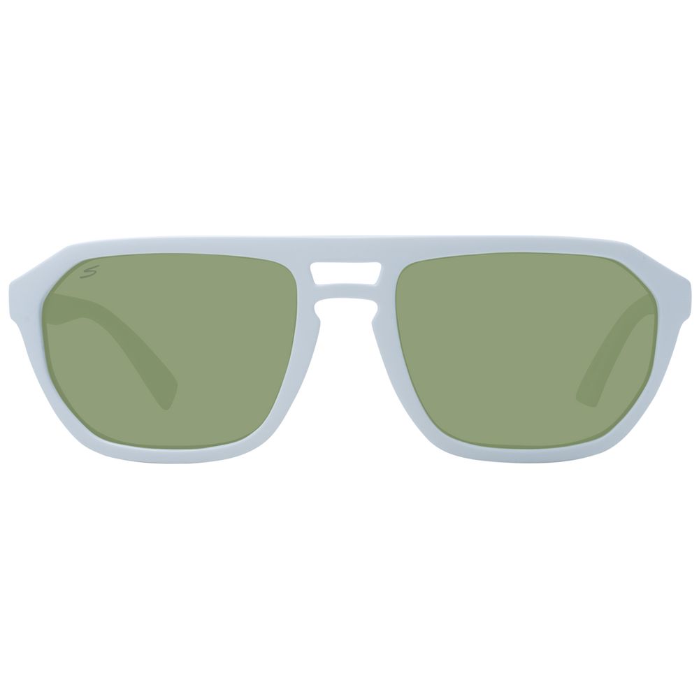 Serengeti White Men Sunglasses