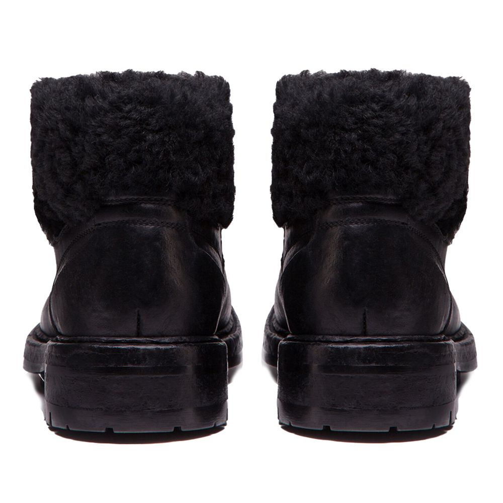 Dolce & Gabbana Black Leather Di Calfskin Boot