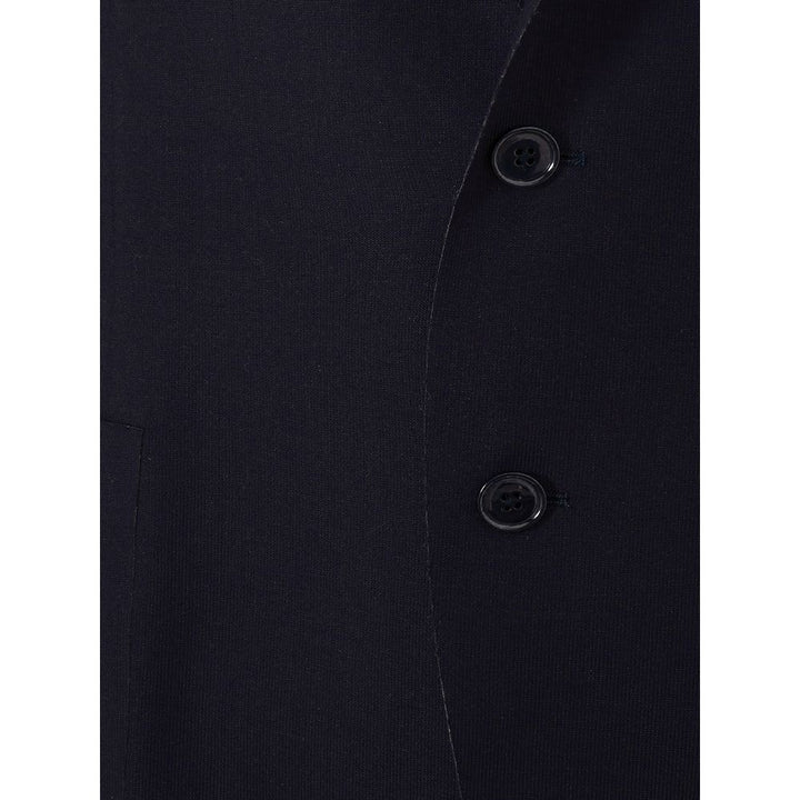 Elegant Blue Cotton Lardini Jacket