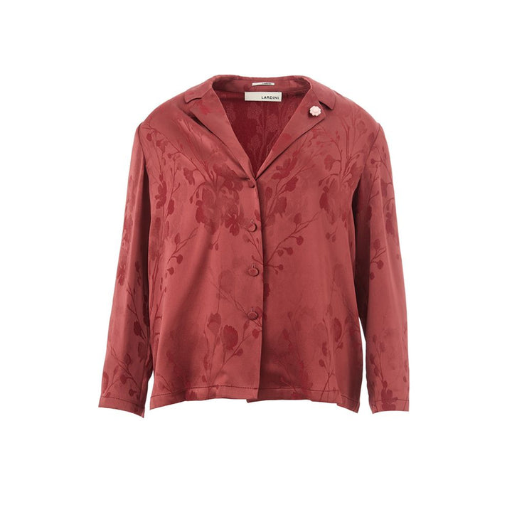 Lardini Elegant Red Acetate Shirt for Women