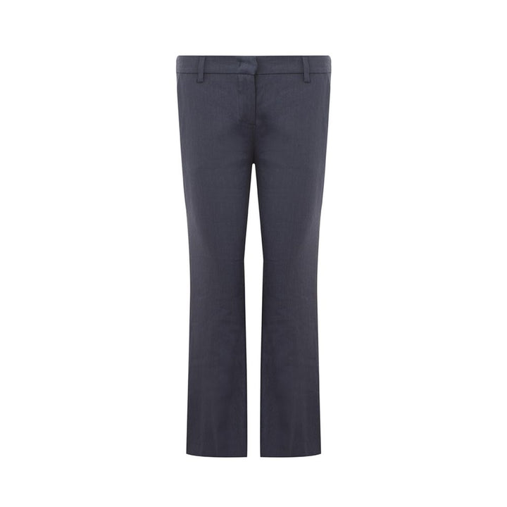 Lardini Chic Blue Linen Trousers