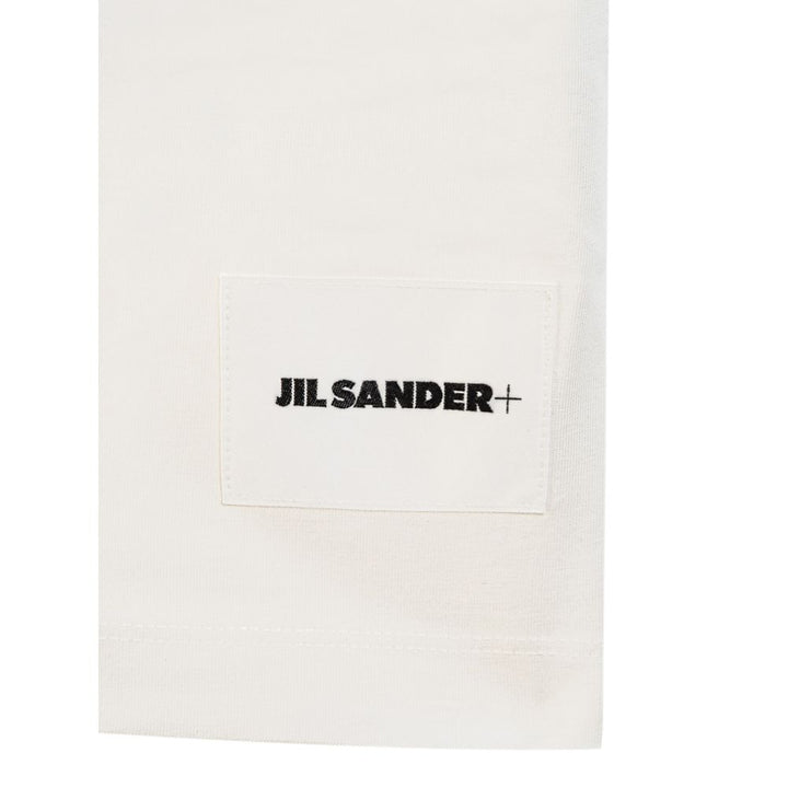 Jil Sander White Cotton Organic T-Shirt