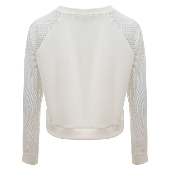 Armani Exchange Elegant White Polyamide Sweater