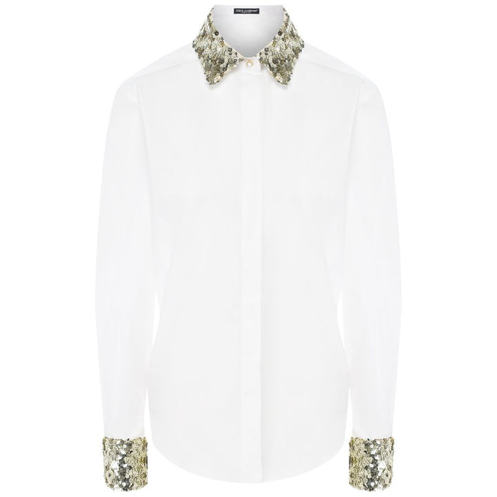 Dolce & Gabbana White Cotton Shirt