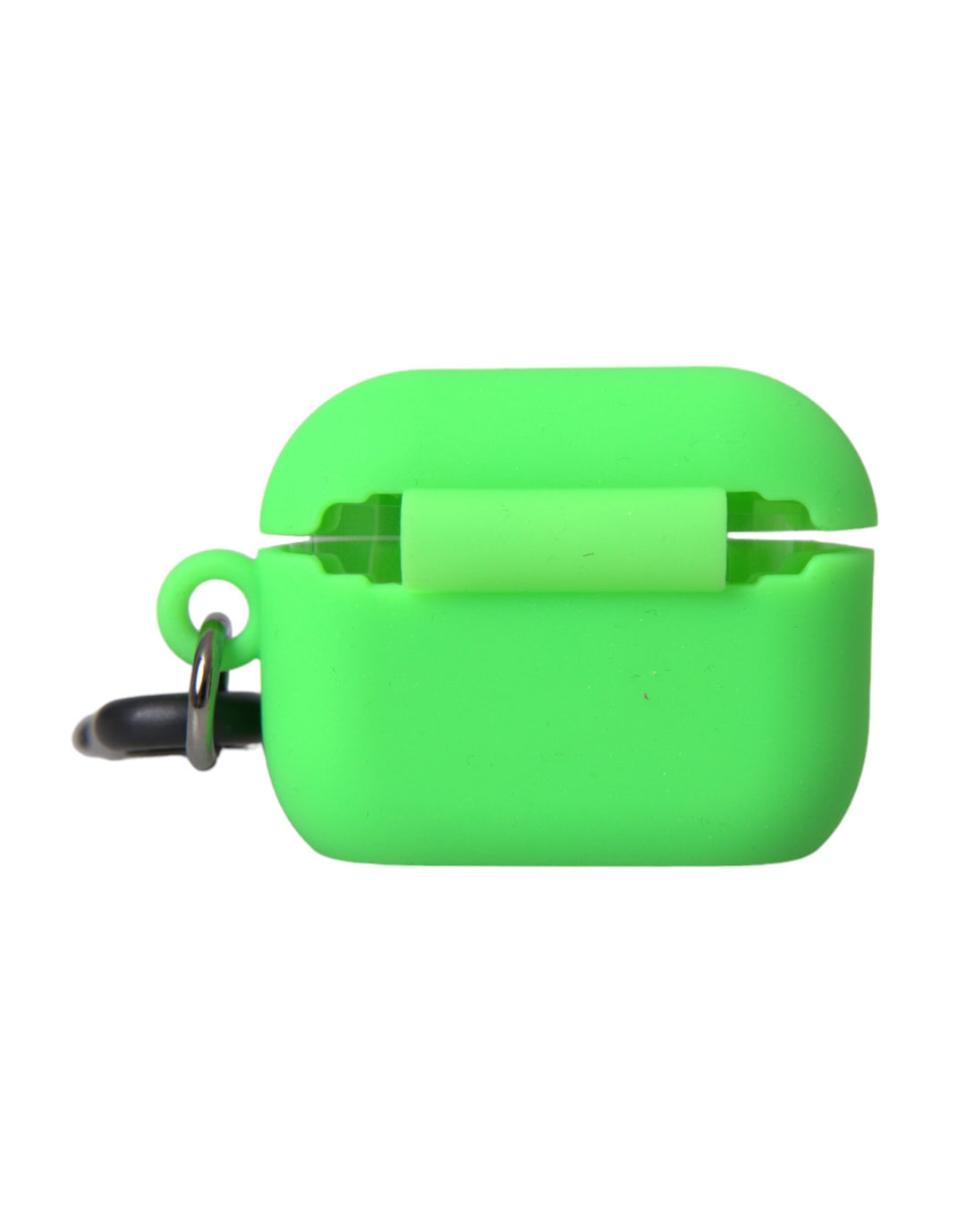 Dolce & Gabbana Neon Green Silicone Logo Embossed Airpods Case