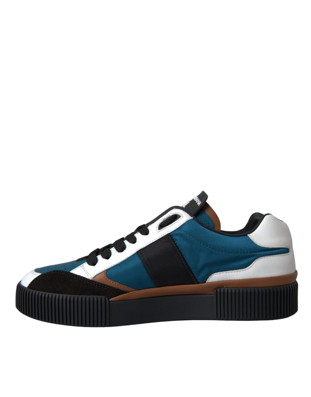 Dolce & Gabbana Multicolor MIAMI Leather Low Top Sneakers Shoes