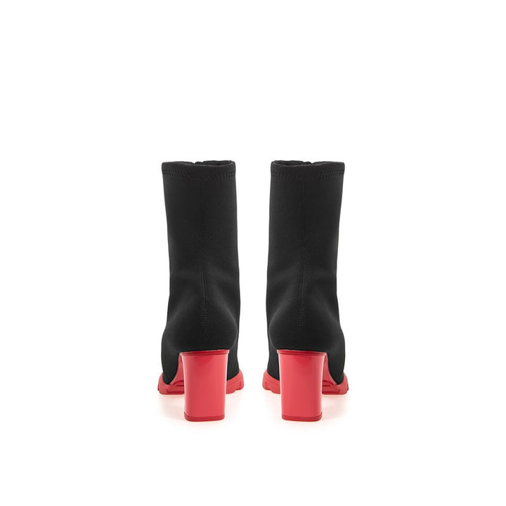 Alexander McQueen Black Neoprene Boot