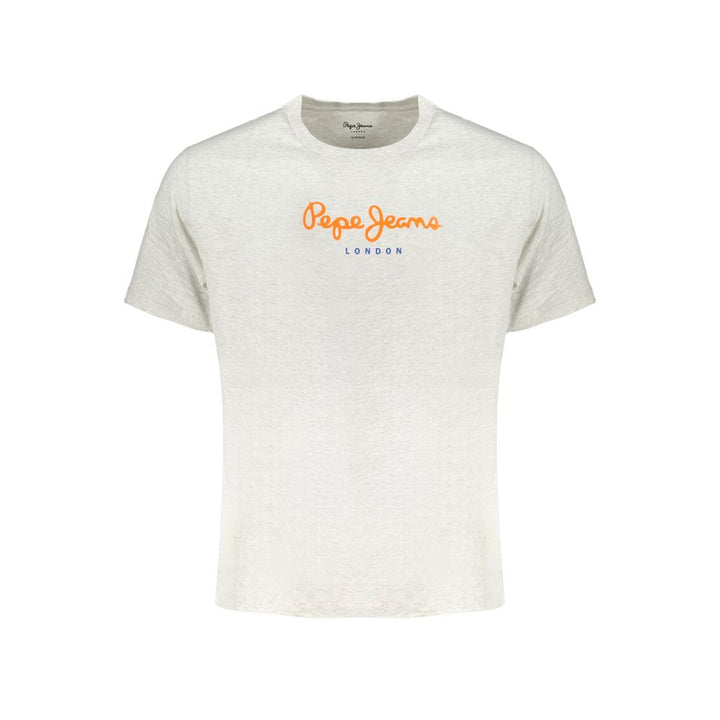 Pepe Jeans Gray Cotton T-Shirt