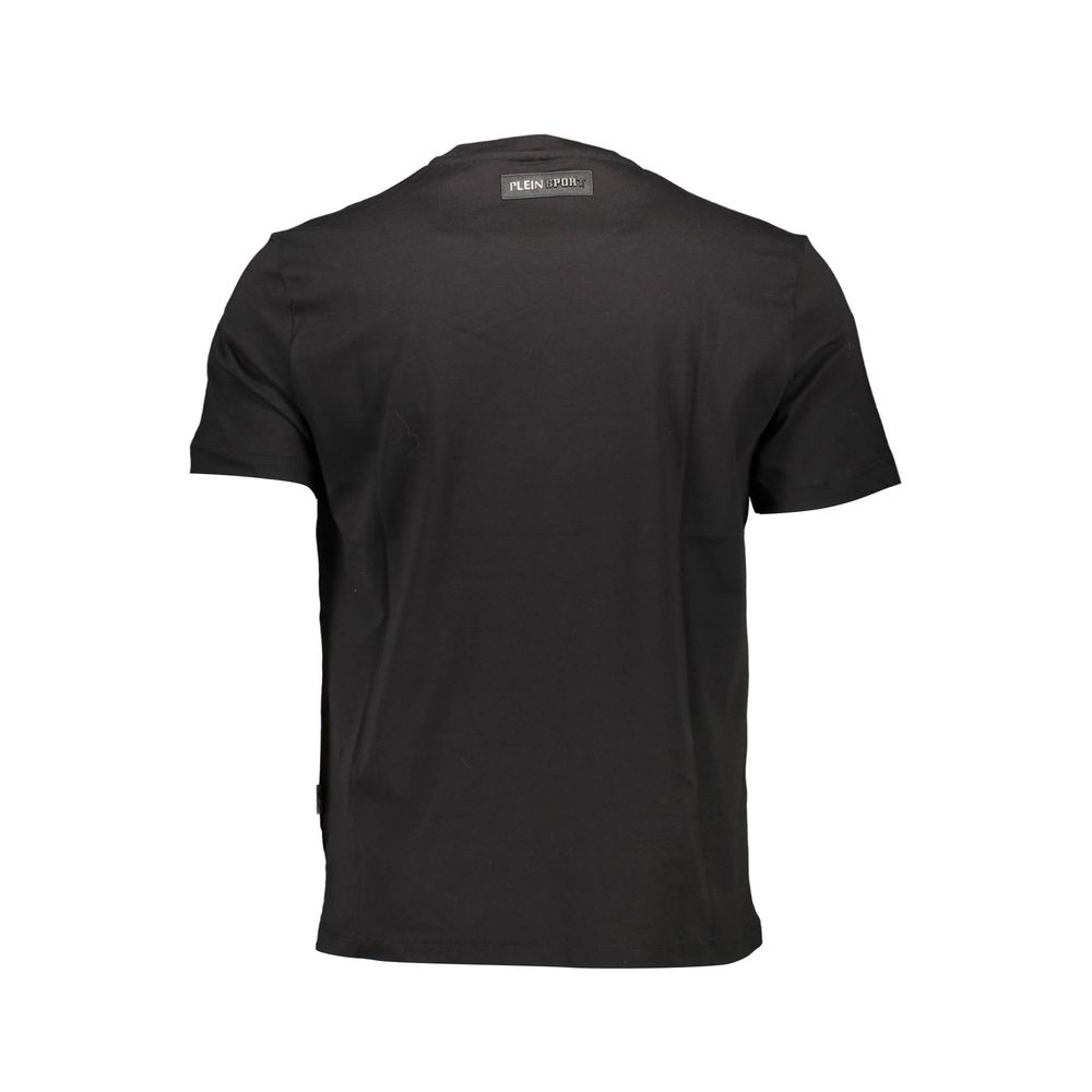 Plein Sport Black Cotton Men T-Shirt