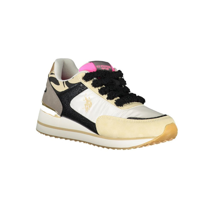 U.S. POLO ASSN. Beige Polyester Women Sneaker