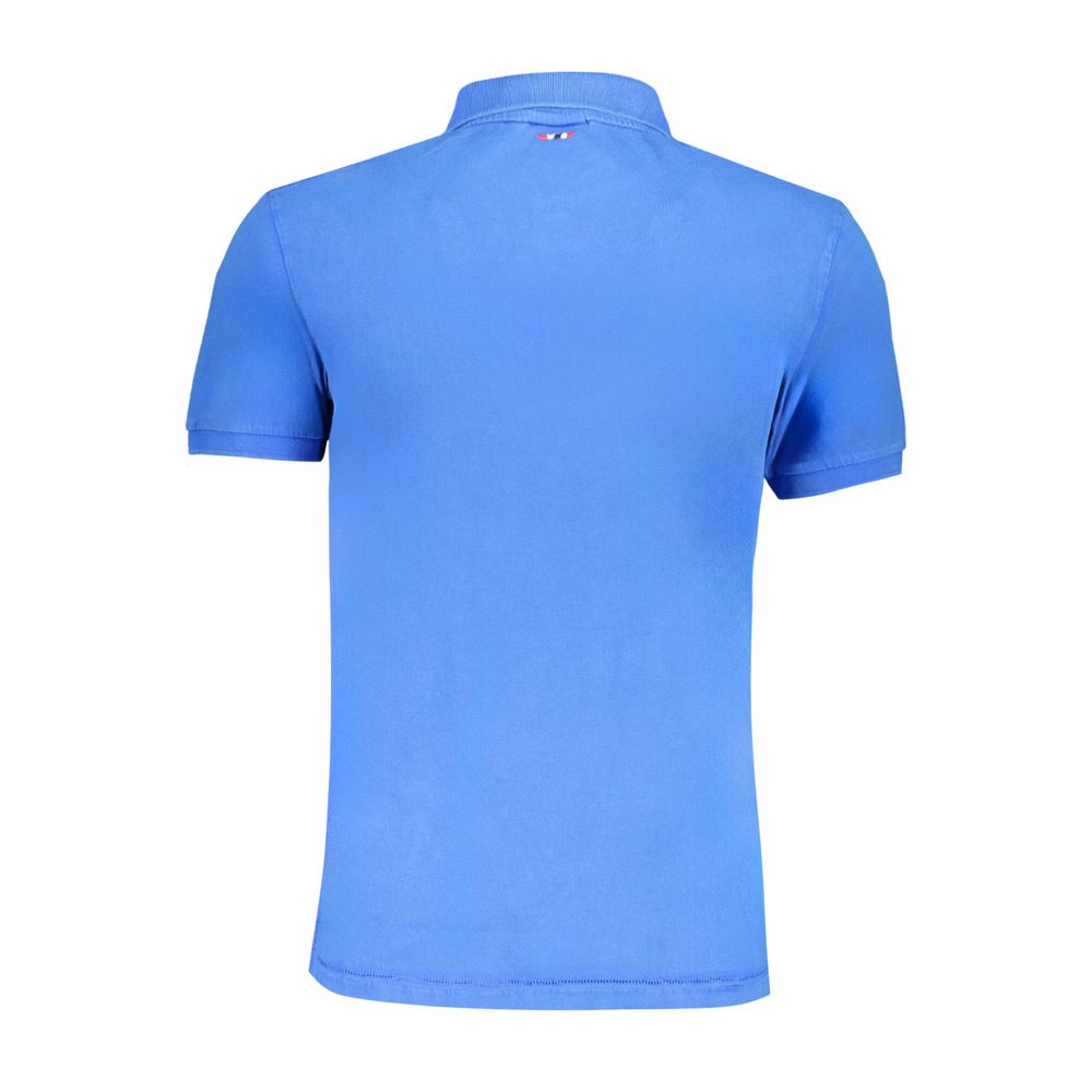 Napapijri Blue Cotton Polo Shirt